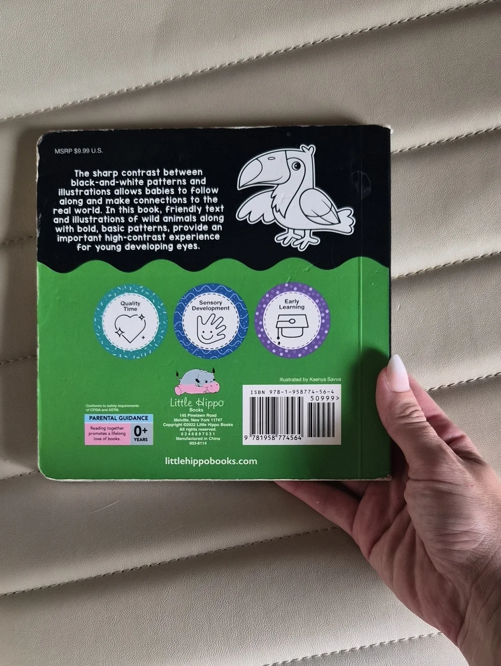 High-Contrast Baby Book - Black & White